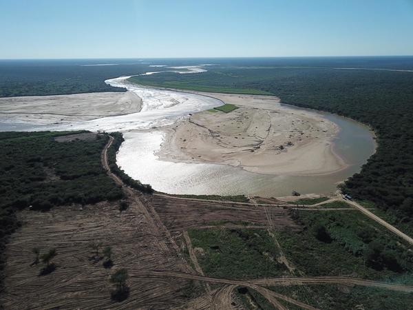 En 15 días concluirán trabajos en la nueva embocadura en el río Pilcomayo
