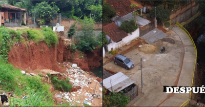 Obras puretes dejan felices a lambareños