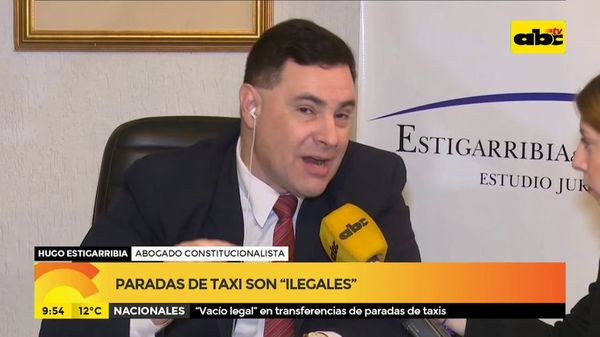 Paradas de taxi son “ilegales” - ABC Noticias - ABC Color