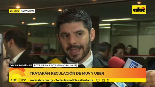 Tratarán regulación de Muv y Uber - ABC Noticias - ABC Color