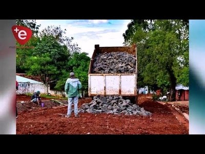 COMUNA EJECUTA OBRAS VIALES EN EL B° SANTA MARIA