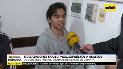 Trabajadores nocturnos, expuestos a asaltos - ABC Noticias - ABC Color