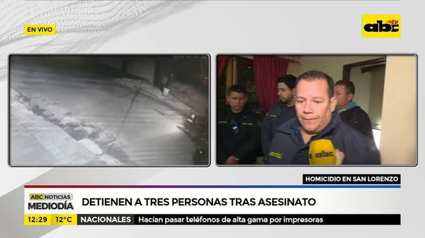 Detienen a tres personas tras asesinato - ABC Noticias - ABC Color