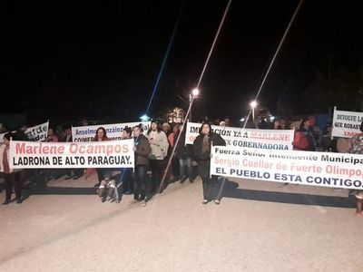 Marchan a favor de la institucionalidad en Olimpo - Nacionales - ABC Color