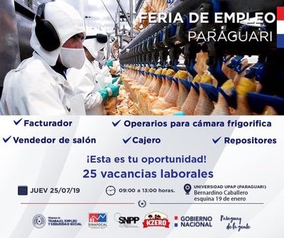 Organizan feria de trabajo en sede UPAP de Paraguarí - .::RADIO NACIONAL::.