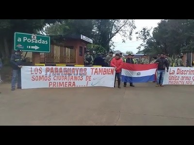 ENCARNACIÓN: BLOQUEAN ACCESO AL PUENTE SAN ROQUE