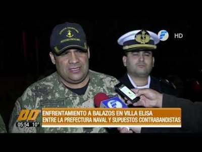 Prefectura Naval y contrabandistas a los tiros