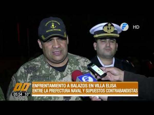 Prefectura Naval y contrabandistas a los tiros