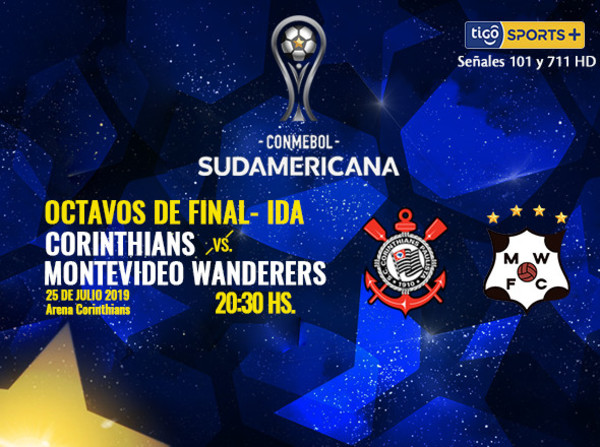 Corinthians y Montevideo Wanderers se miden por primera vez