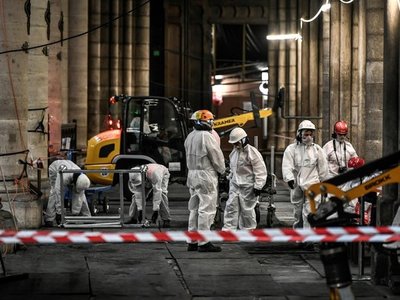 Suspendidas las obras de Notre Dame por elevada concentración de plomo