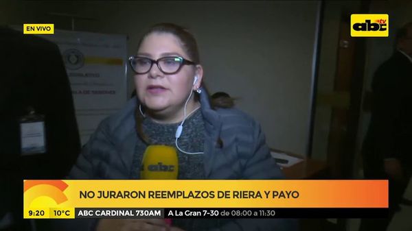 No juraron reemplazos de Riera y Payo: Antonio Barrios - ABC Noticias - ABC Color