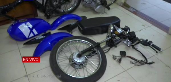 Cae banda de reducidores de motos en Ñemby | Noticias Paraguay
