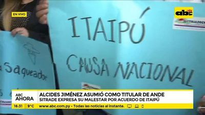 Alcides Jiménez asumió como titular de la Ande - ABC Noticias - ABC Color