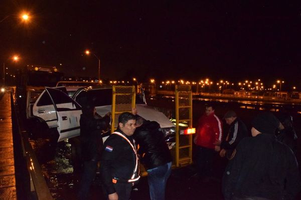 Dos heridos en choque sobre el puente Quiteria - Nacionales - ABC Color