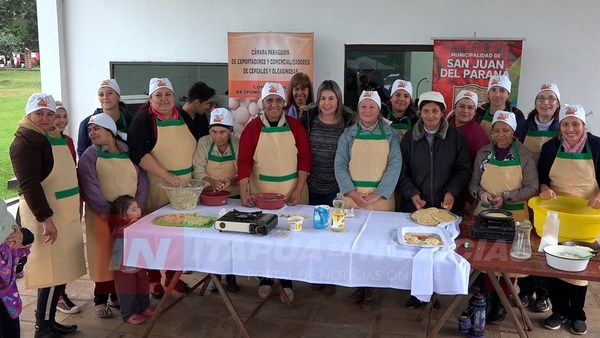 DELICIAS A BASE DE SOJA FUERON PREPARADAS EN SAN JUAN DEL PARANÁ.