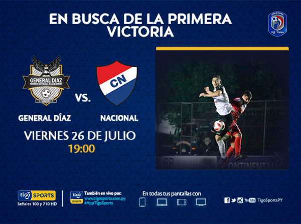 General Díaz y Nacional abren la tercera jornada del Clausura