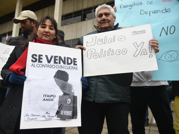 Sindicatos exigen rechazo de acuerdo sobre Itaipú y anuncian movilizaciones