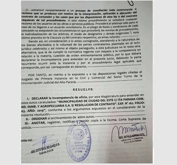 Revés jurídico para intendente Prieto, en caso Terminal de Ómnibus - ADN Paraguayo