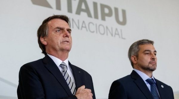 BOLSONARO FELICITÓ A MARITO POR LA FIRMA DEL ACTA DE ITAIPÚ