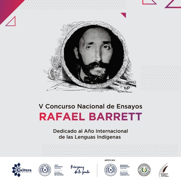 Este miércoles vence el plazo para participar del Concurso Nacional de Ensayos “Rafael Barrett” | .::Agencia IP::.