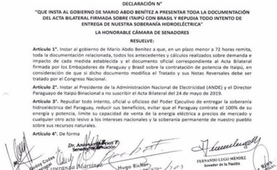 Ministros deberán explicar acuerdo secreto ante el Parlamento