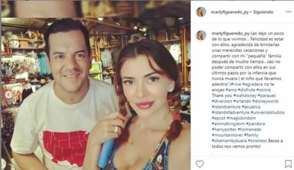 HOY / G. 5.383.062 de descuento a senador, mientras visita Disney World con Marly Figueredo