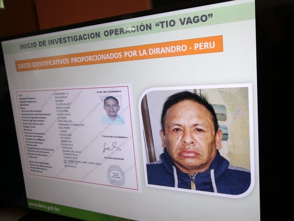 Detienen en Bolivia a narco de Perú que traficaba hacia Paraguay
