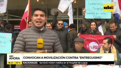 Convocan a movilización “contra acuerdo entreguista” - ABC Noticias - ABC Color
