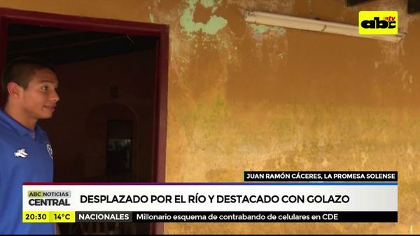 Desplazado por el río y destacado con golazo - ABC Noticias - ABC Color
