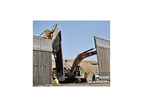 Liberan fondos para construir el muro
