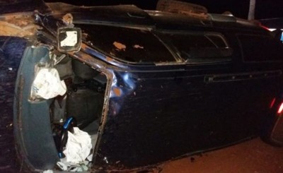 Muere intendente de San Cristobal tras vuelco de vehículo