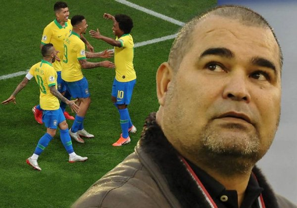 El equipo y el esquema de Chilavert para jugar contra Brasil