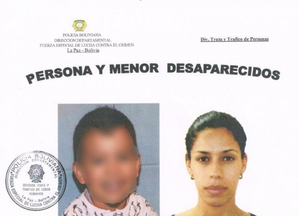 Desaparecen madre e hijo que debían volver de Bolivia