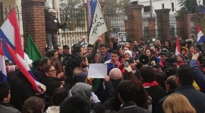 Efraín Alegre y Stiben Patrón lideraron movilizaciones