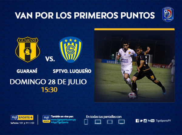 Guaraní y Luqueño buscan la primera victoria