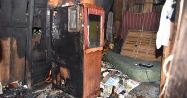 Joven murió al quemarse su vivienda
