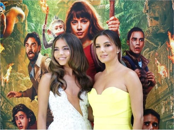 Eva Longoria e Isabela Moner brillan en estreno de Dora