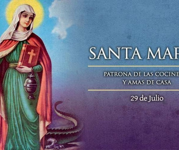 Hoy la Iglesia celebra a Santa Marta, patrona de las cocineras y amas de casa