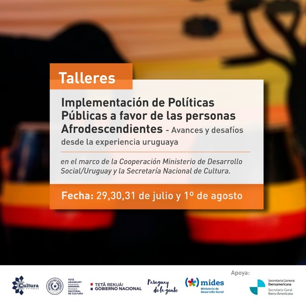 Inician hoy los talleres de implementación de políticas públicas en favor de afrodescendientes | .::Agencia IP::.