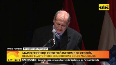 Mario Ferreiro presentó informe de gestión - ABC Noticias - ABC Color