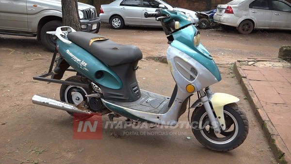 HIJOS RECUPERAN LA MOTOCICLETA HURTADA DE SU MADRE