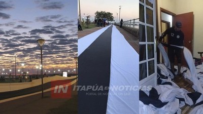 ENCARNACIÓN: OLIMPISTAS APUNTAN A ROMPER EL RÉCORD GUINESS CON LA BANDERA MÁS LARGA.