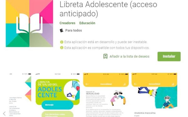 Salud y ONG lanzan app para adolescentes - Locales - ABC Color