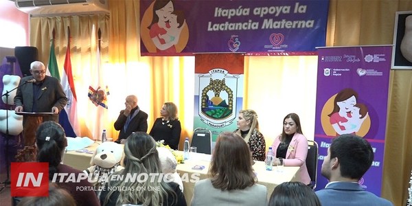 PRESENTAN DEL MES DE LA LACTANCIA MATERNA EN LA GOBERNACIÓN