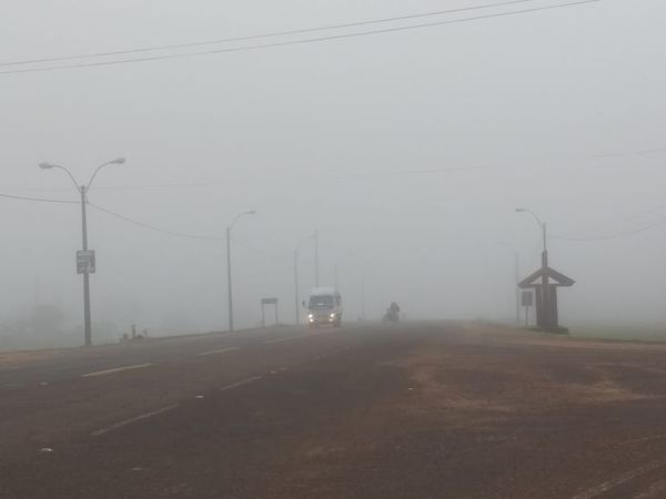 Cerrada niebla en Santiago - Nacionales - ABC Color