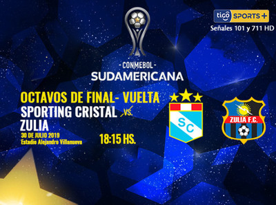 Cristal y Zulia se miden por un cupo a cuartos de final