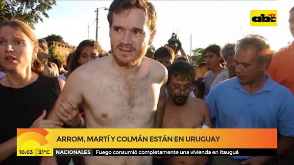 Arrom, Martí y Colmán están en Uruguay - ABC Noticias - ABC Color