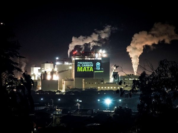 Greenpeace acusa a Chile de complicidad con daño ambiental de termoeléctricas