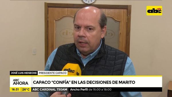 Capaco sigue justificando acta bilateral - ABC Noticias - ABC Color