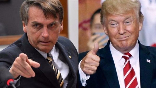 Trump busca un tratado de libre comercio con Brasil y elogia a Bolsonaro » Ñanduti